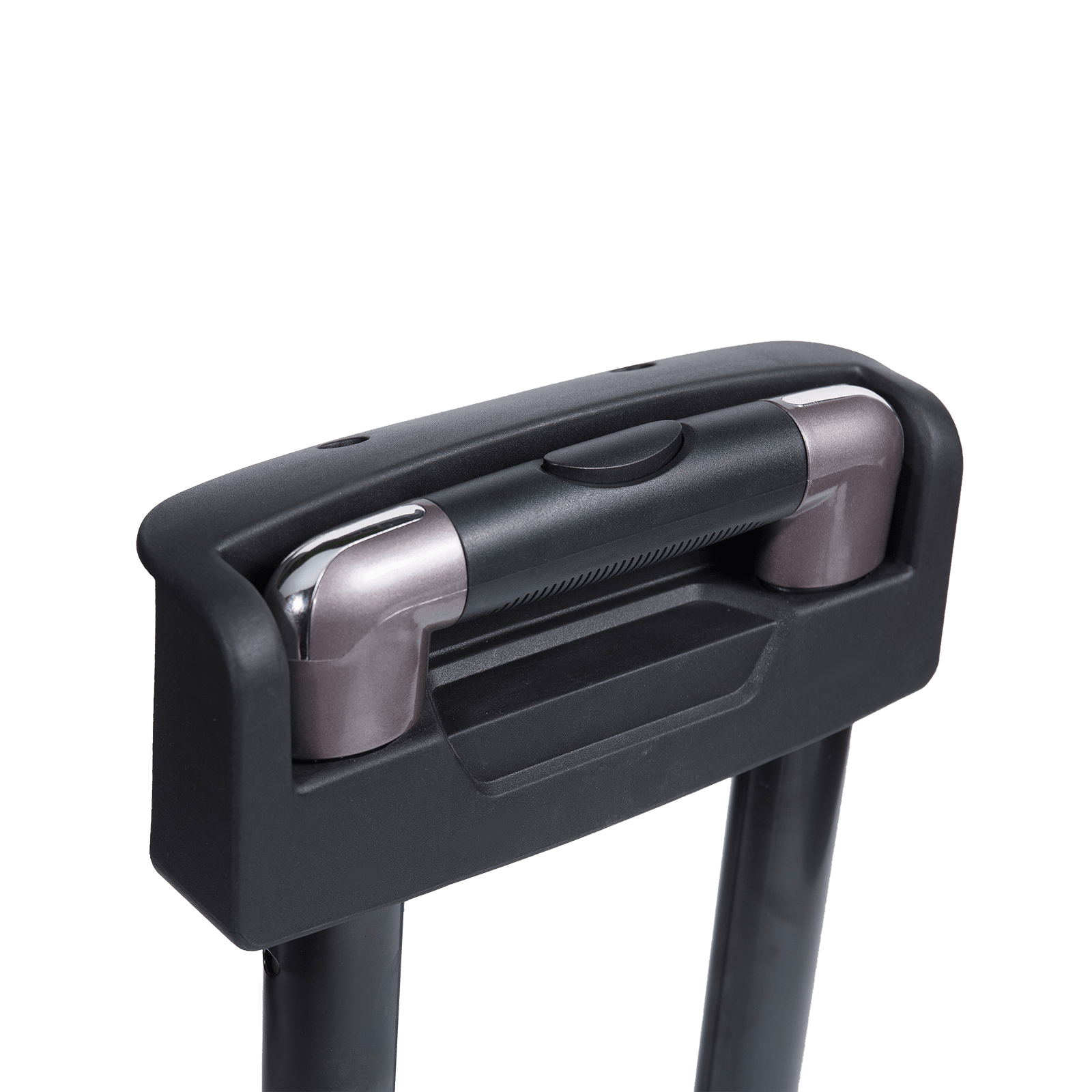 Inclusief bagagetrolley met transparante wielen