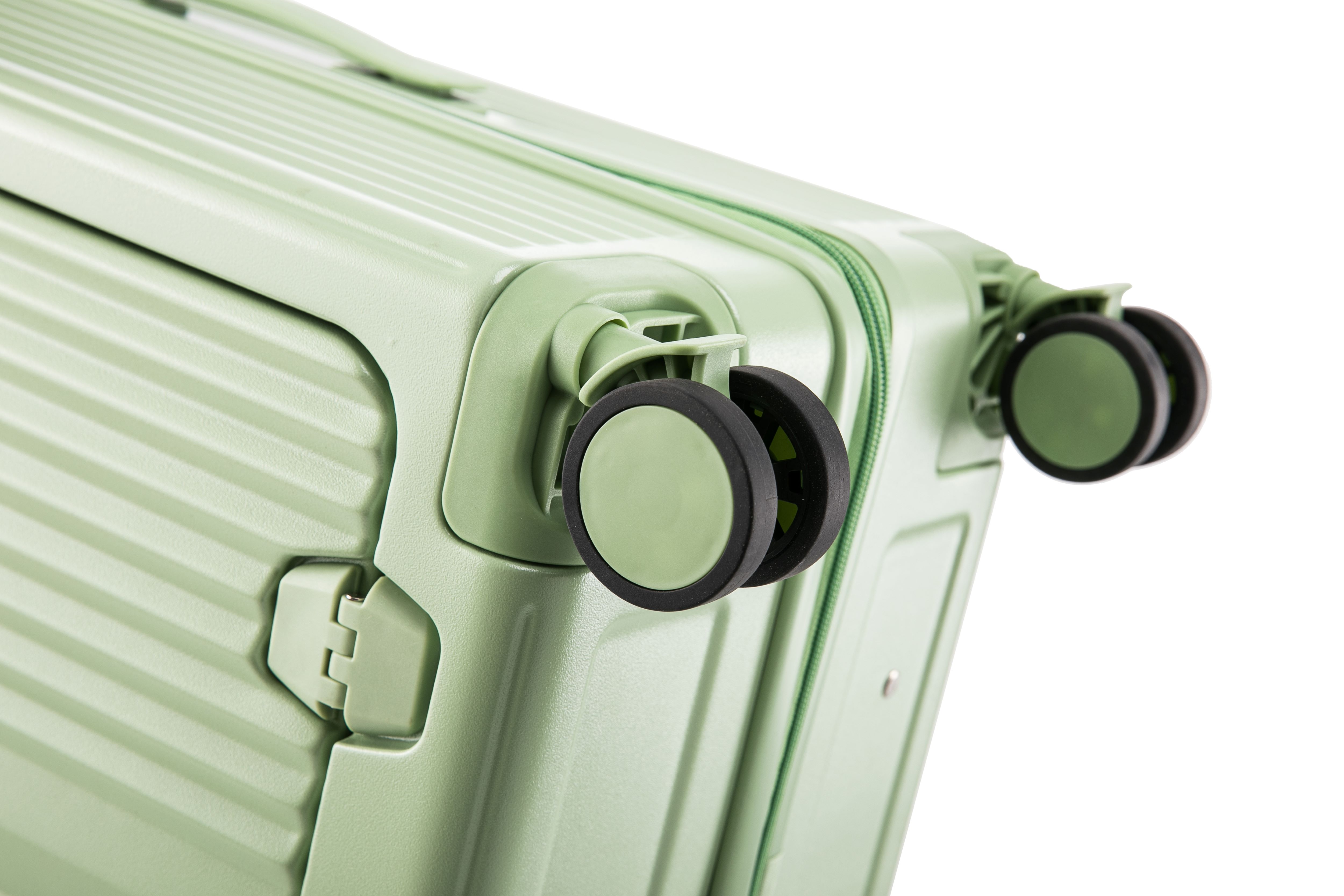 4-delige abs pc-bagagesets met laptopvak aan de voorkant voor zakenreizen