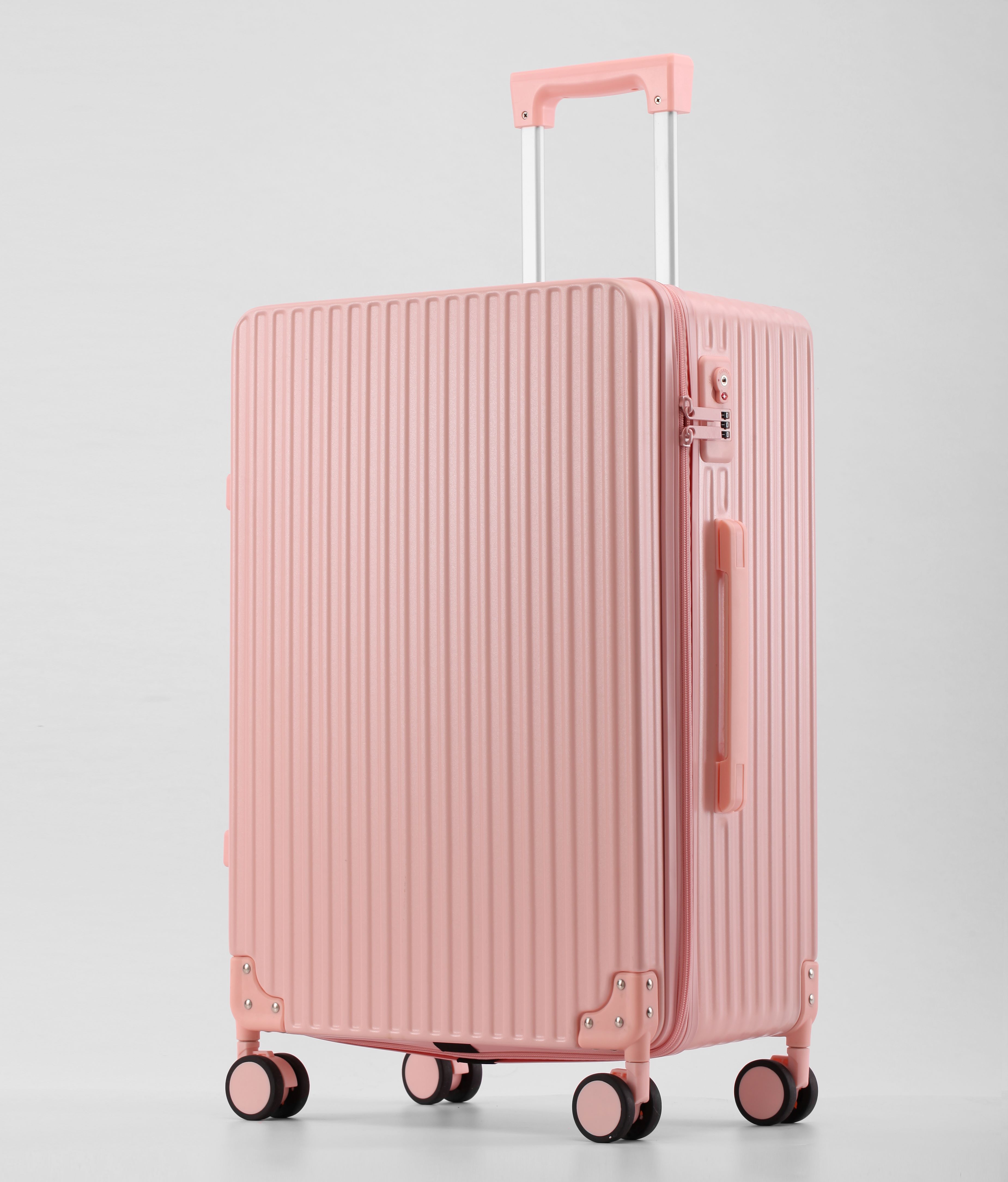 monsterontwerp ABS hardcase ijzeren trolleybagagesets antidiefstalkoffer