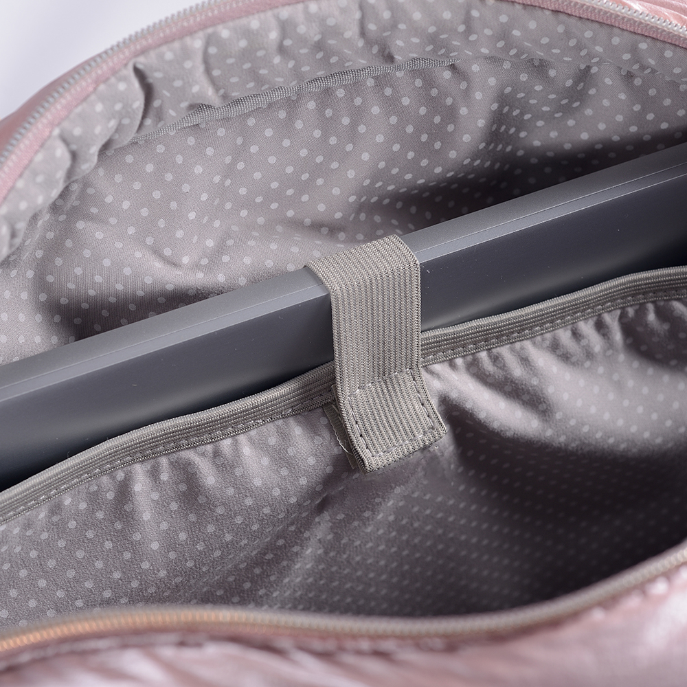 zachte wolk handgemaakte nieuwe stijl gezwollen handtas met bagageriem en laptopcompartiment