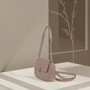 vrouw enkele schouder handtas elegante dames crossbody leren tas