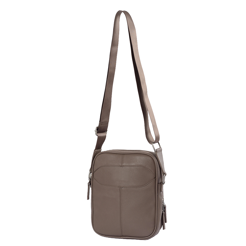 in de fabriek op maat gemaakte unisex PU-leren tas met enkele schouder, crossbody
