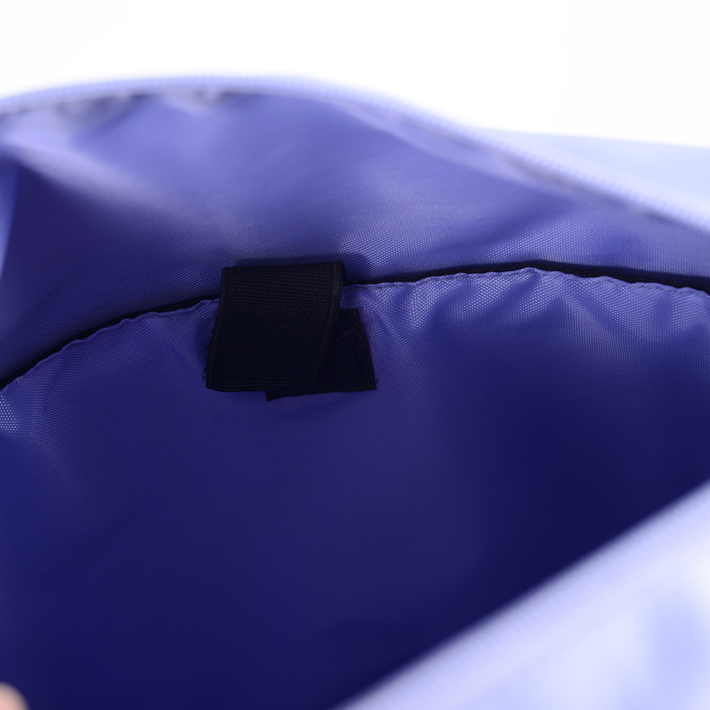 Polyester enkele schoudertas, verstelbare riem, buitenvak, ID-zak, portemonnee