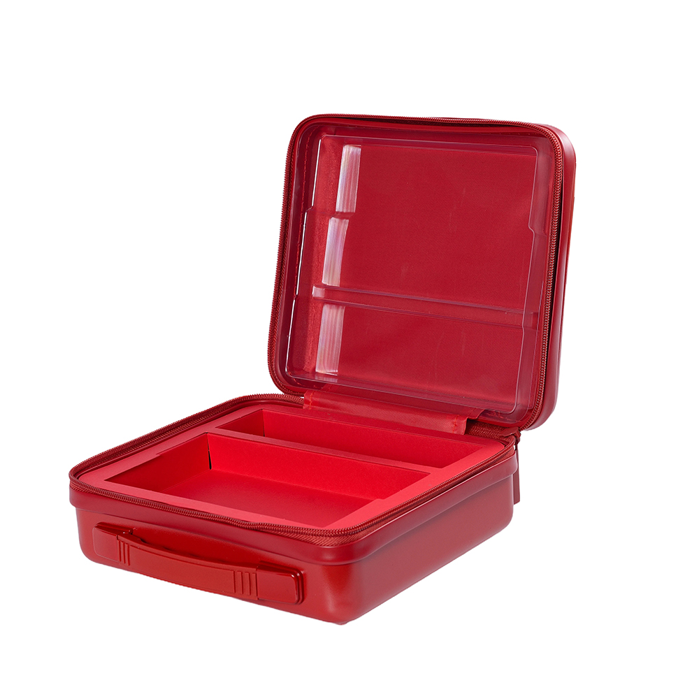 Meerkleurige geschenkdoos voor een pc van het bekende merk, harde cosmetische doos, make-up opbergdoos