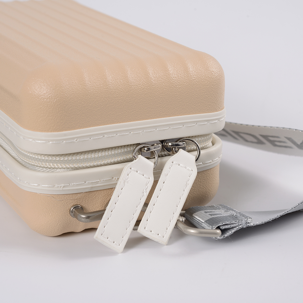 7-inch ABS mini-hardcase crossbodytas, draagbare handbagage