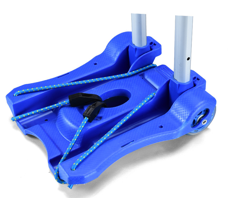 Aluminium Lugggae-kar Topkwaliteit opvouwbare vaste wielen Winkelen Heavy-duty kar Multifunctionele draagbare trolley Carretillas