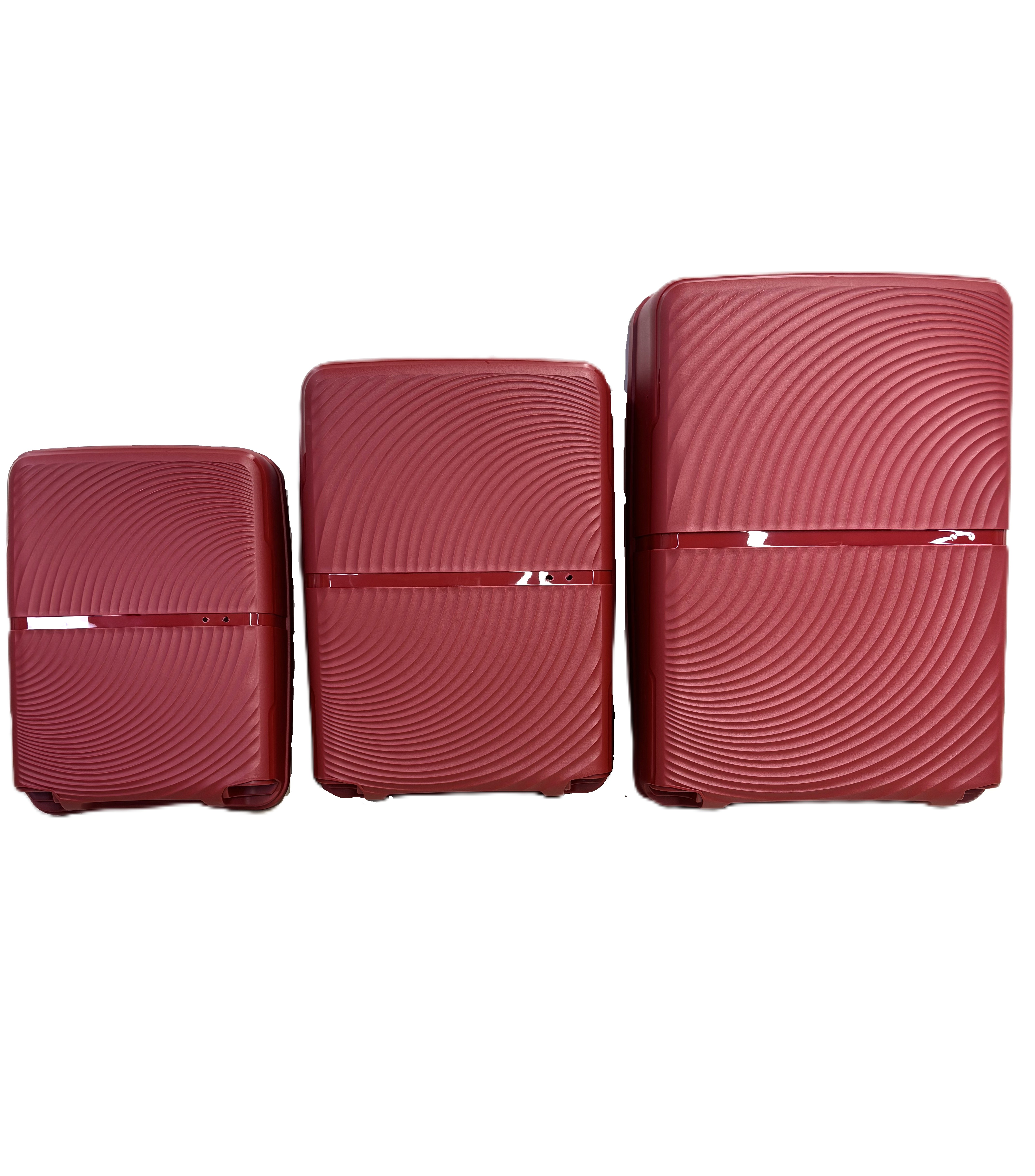 Op maat gemaakte PP-bagage goedkope prijs 12 stuks duurzame unisex koffer
