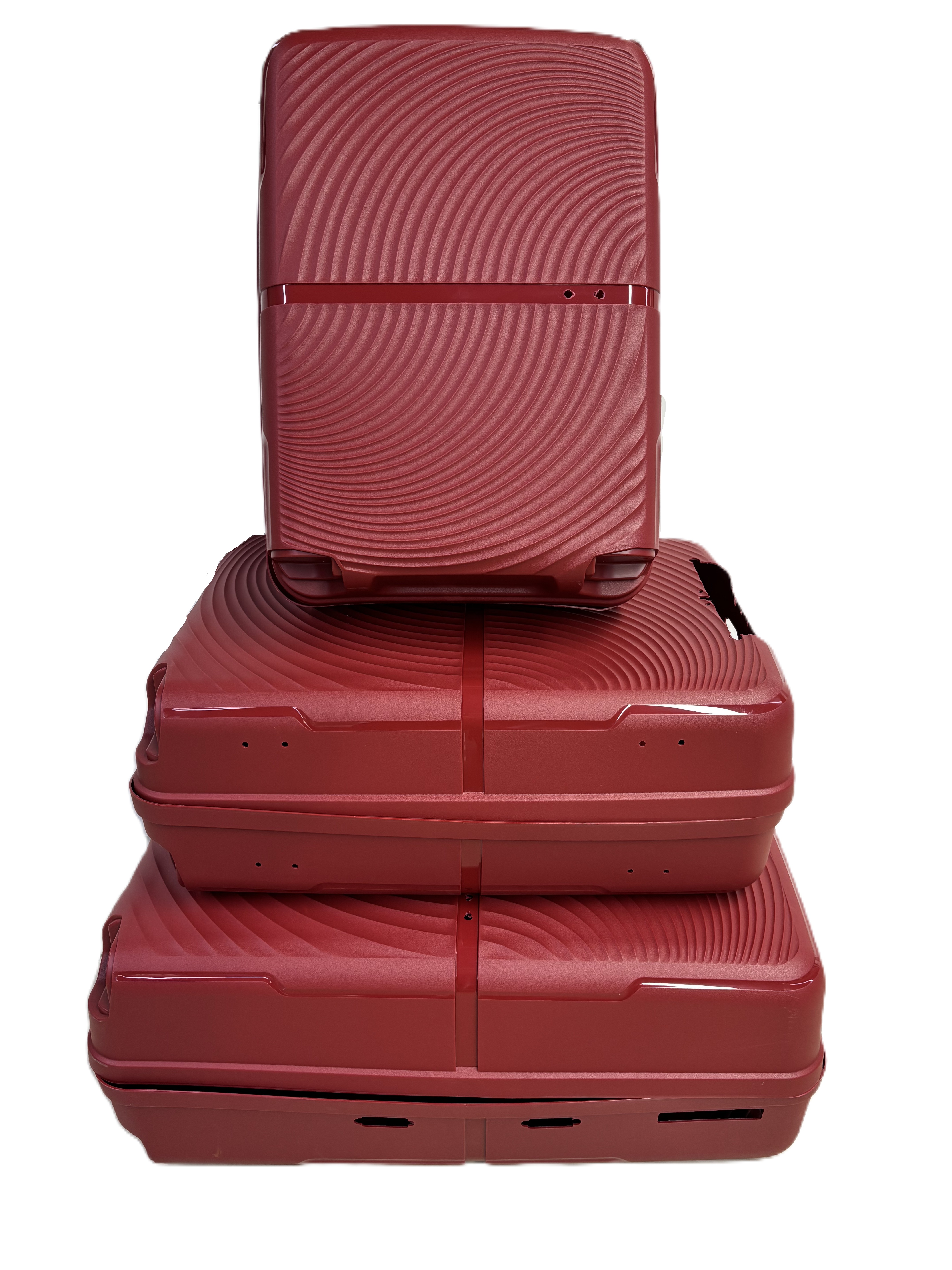 Op maat gemaakte PP-bagage goedkope prijs 12 stuks duurzame unisex koffer