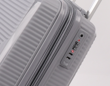 4 stks PP polypropyleen trolley bagage koffer spinner wielen expander accepteren voor lange afstanden