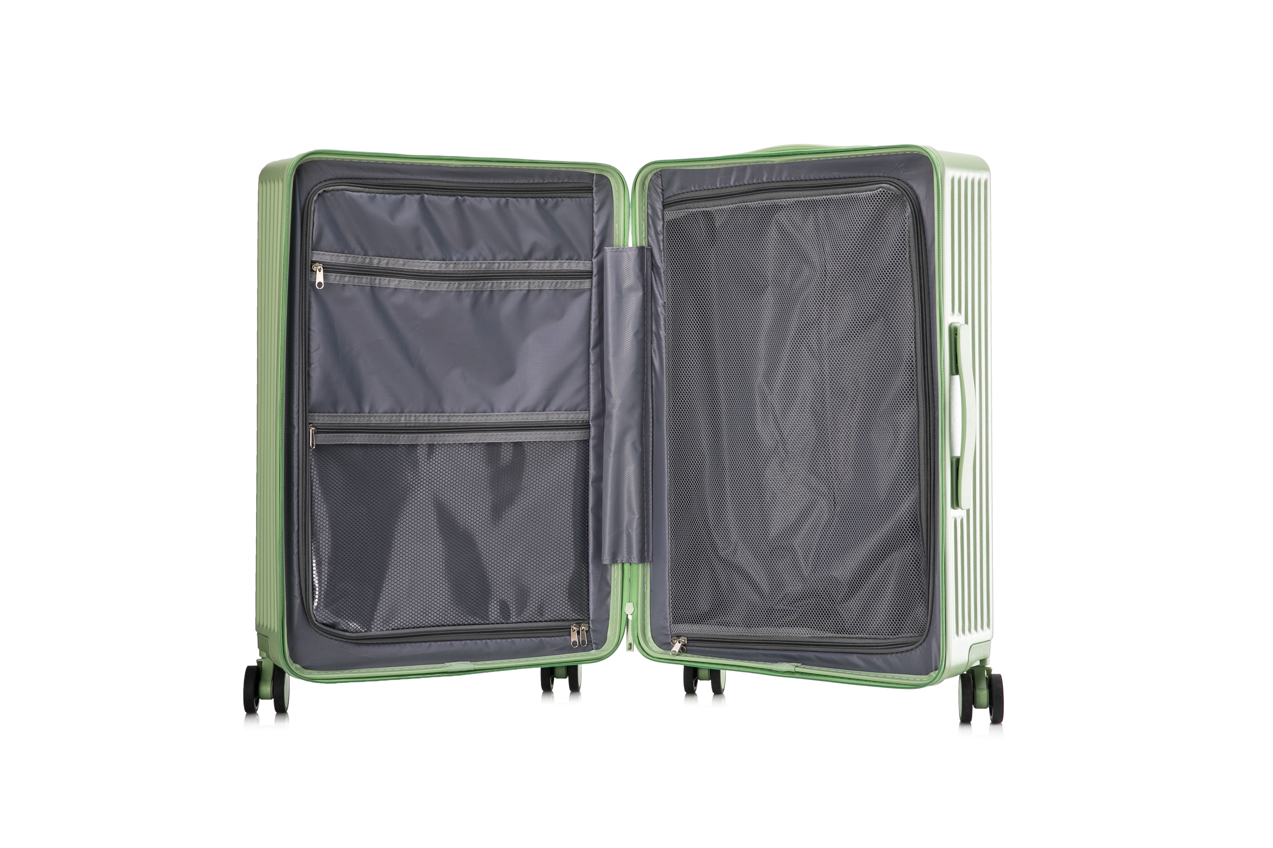3-delige trolleybagage koffersets multifunctionele voorvakbagage 2 binnenvakken