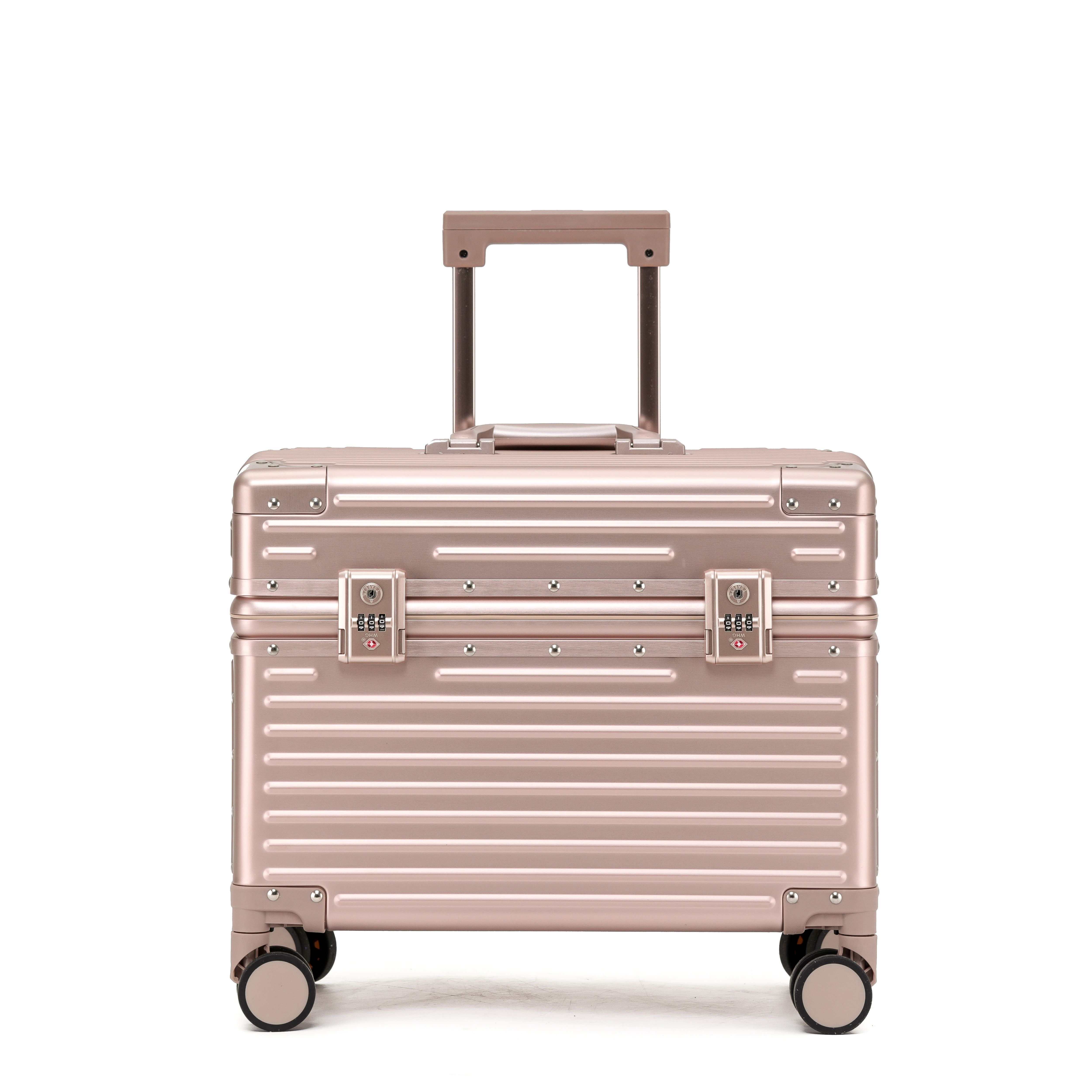 Koffer van magnesium-aluminiumlegering 18-inch hoogwaardige instapkoffer